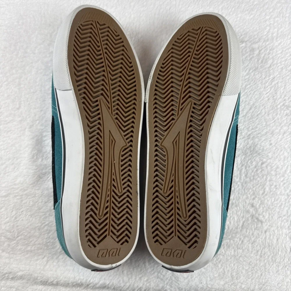Lakai Suede Skate Shoes Manchester‎ Mens Size 7.5 Teal NEVER WORN